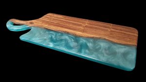 Tabla resina de Mango Azul-Verde